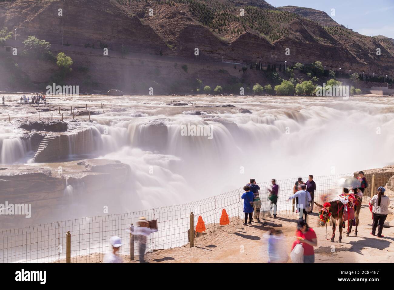 Der prächtige Hukou Wasserfall des Gelben Flusses in der Provinz Shanxi, China Stockfoto