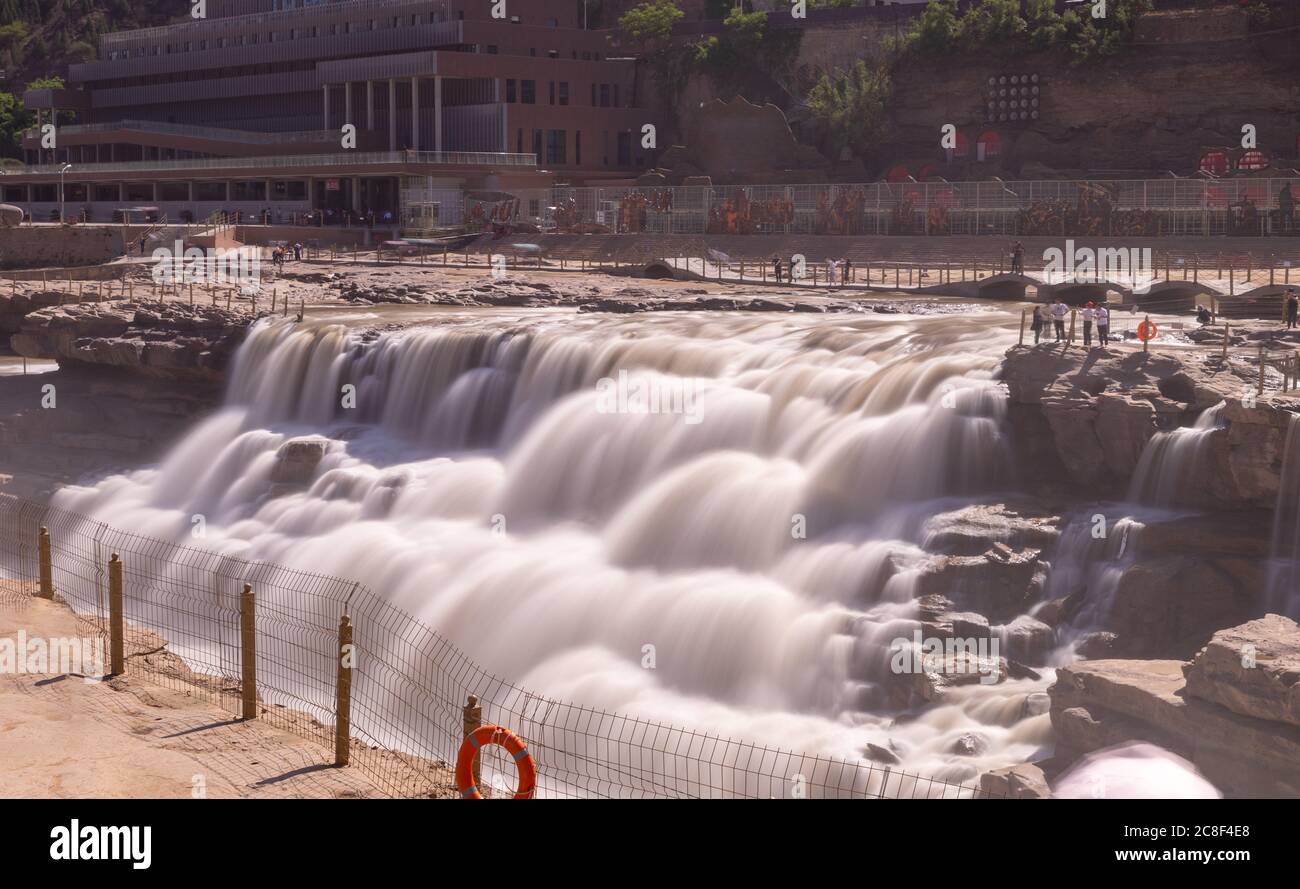 Der prächtige Hukou Wasserfall des Gelben Flusses in der Provinz Shanxi, China Stockfoto