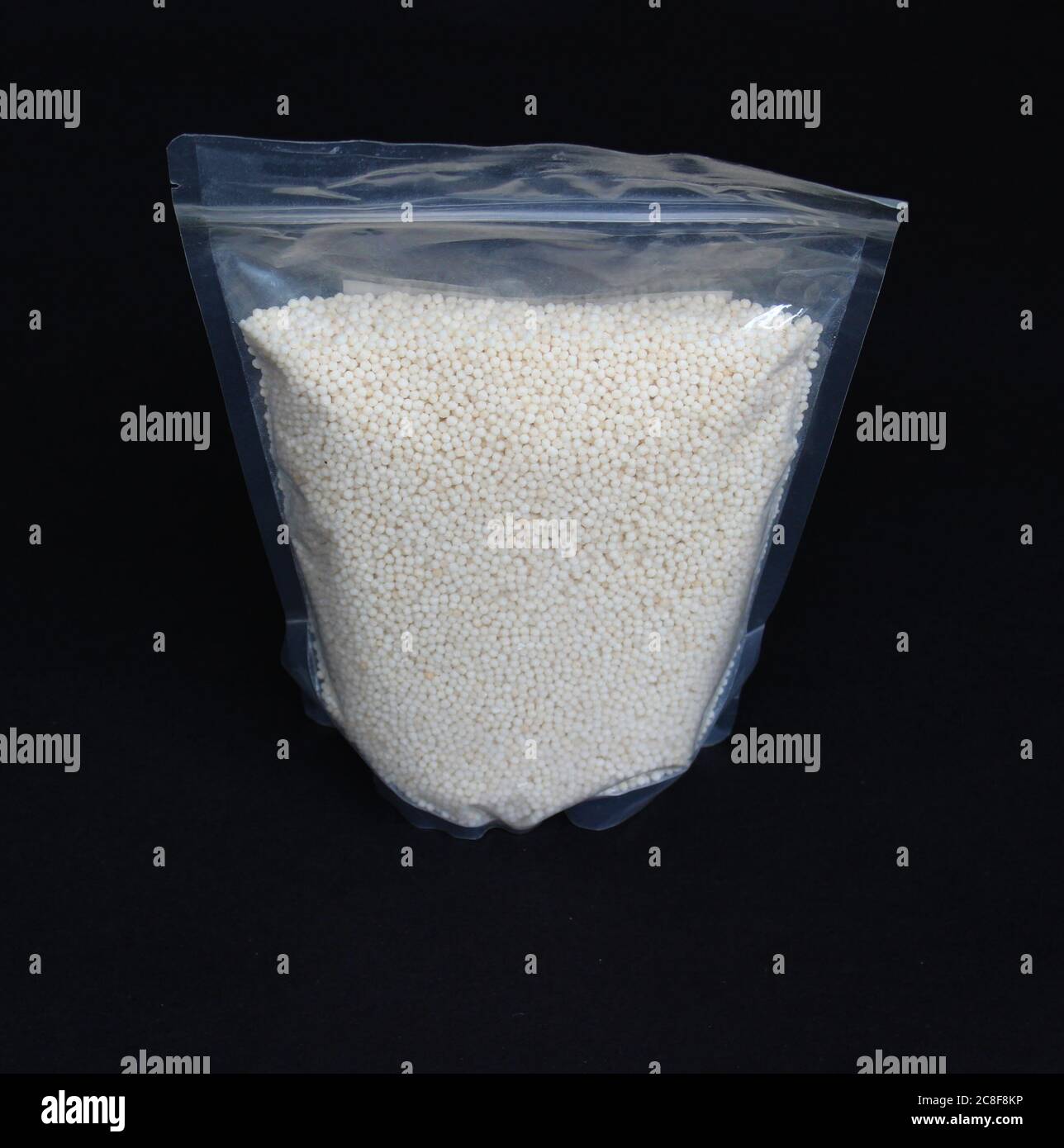 Runder, knackiger Reis Stockfoto