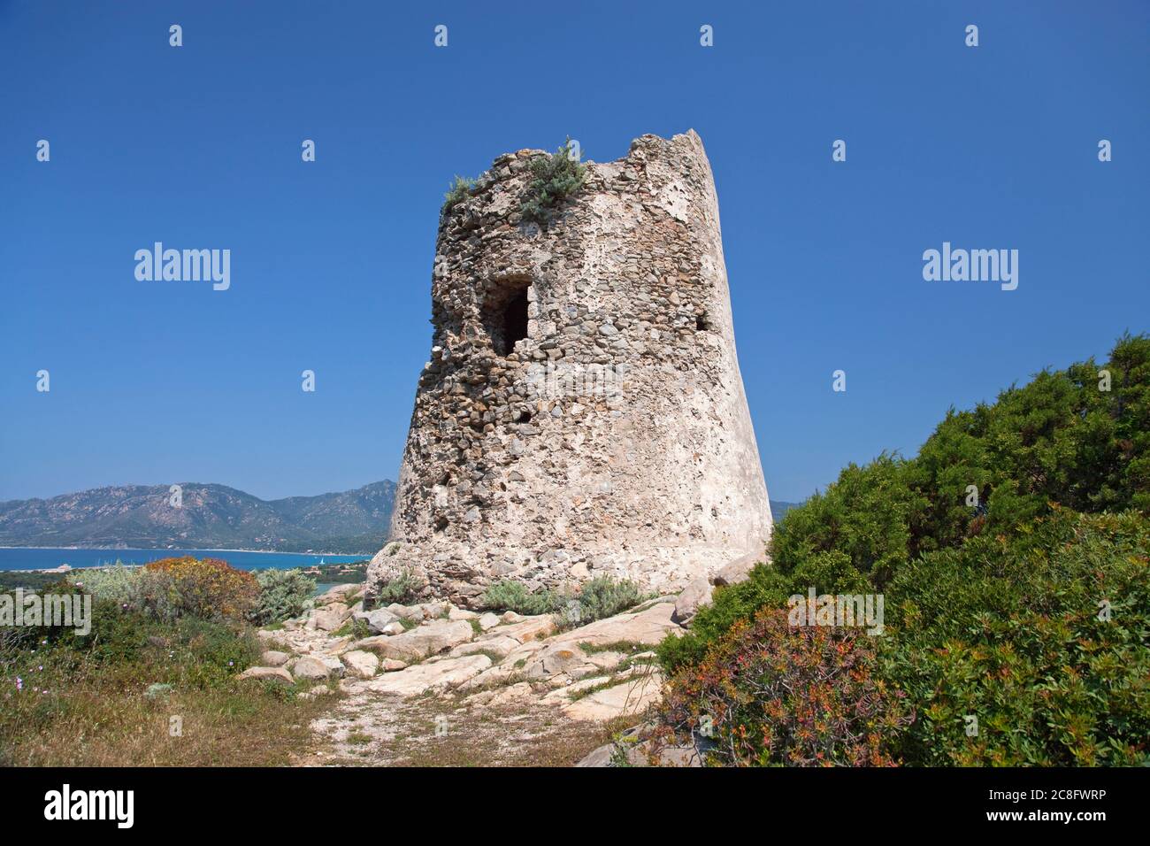Geographie / Reisen, Italien, Sardinien, Südküste, Provinz Cagliari, Castiadas, Villasimius, Capo Carb, Additional-Rights-Clearance-Info-not-available Stockfoto