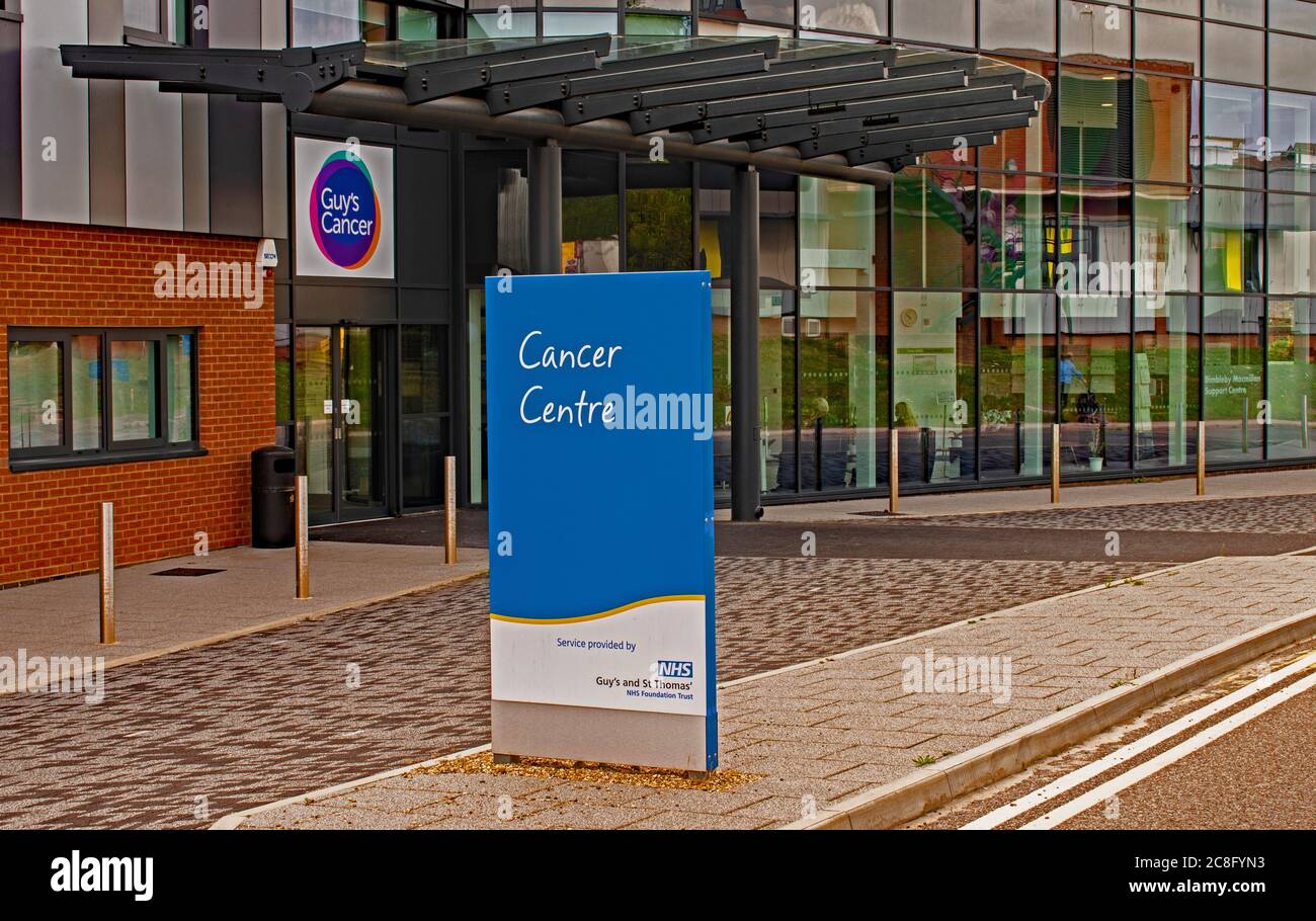 Krebszentrum, Queen Mary's Hospital, Sidcup, Kent, Engand Stockfoto