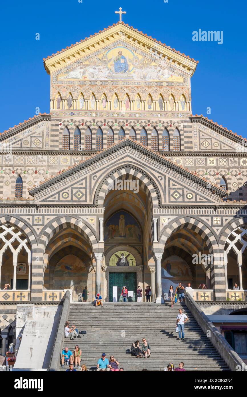 Amalfi Kathedrale im Zentrum von Amalfi, Italien Stockfoto