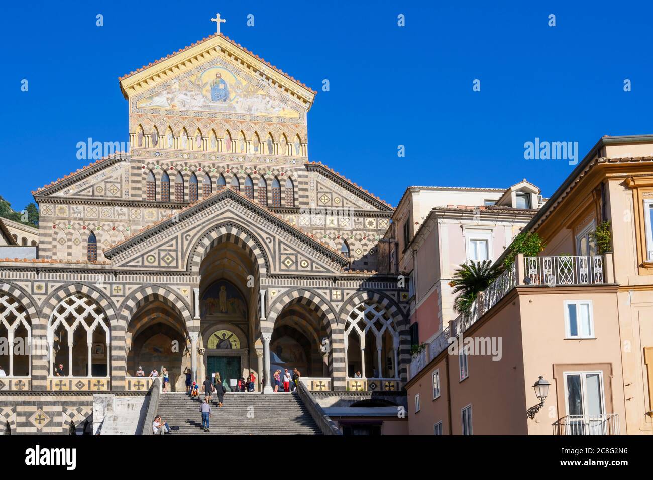 Amalfi Kathedrale im Zentrum von Amalfi, Italien Stockfoto