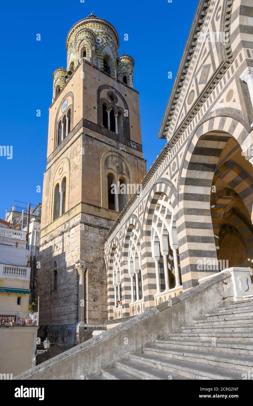 Amalfi Kathedrale im Zentrum von Amalfi, Italien Stockfoto