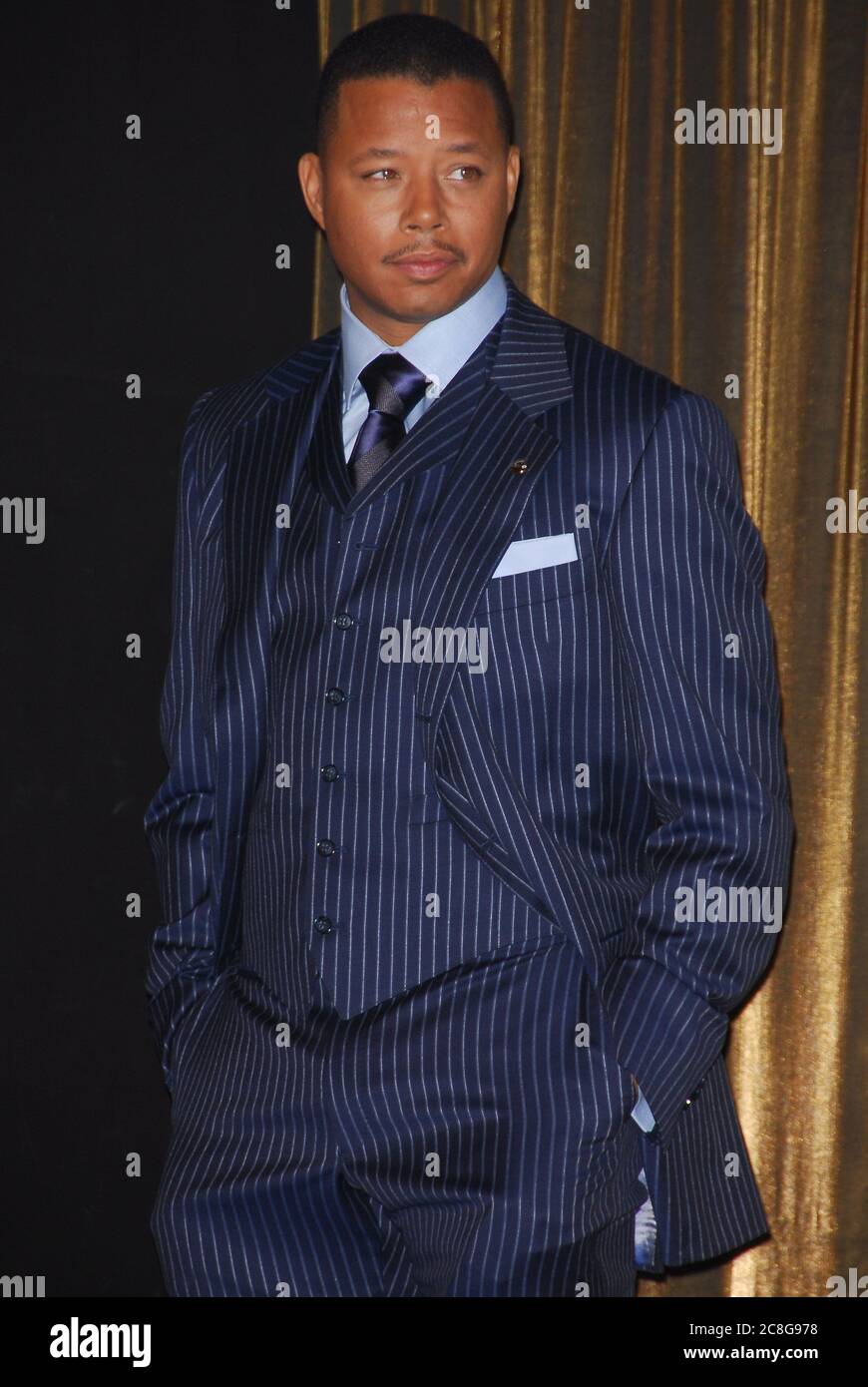 Terrence Howard bei der 14. Annual Screen Actors Guild Awards Nominations Announcement im Pacific Design Center, Silver Screen Theater in West Hollywood, CA. Die Veranstaltung fand am Donnerstag, 20. Dezember 2007 statt. Foto von: SBM / PictureLux - Aktenzeichen # 34006-12086SBMPLX Stockfoto