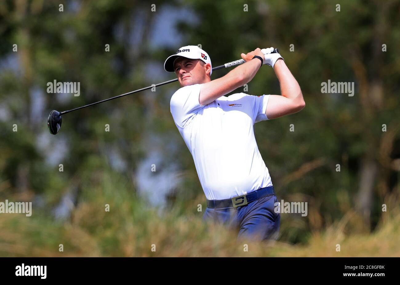 Schottlands David Law am dritten Tag der Betfred British Masters im Close House Golf Club, Newcastle. Stockfoto