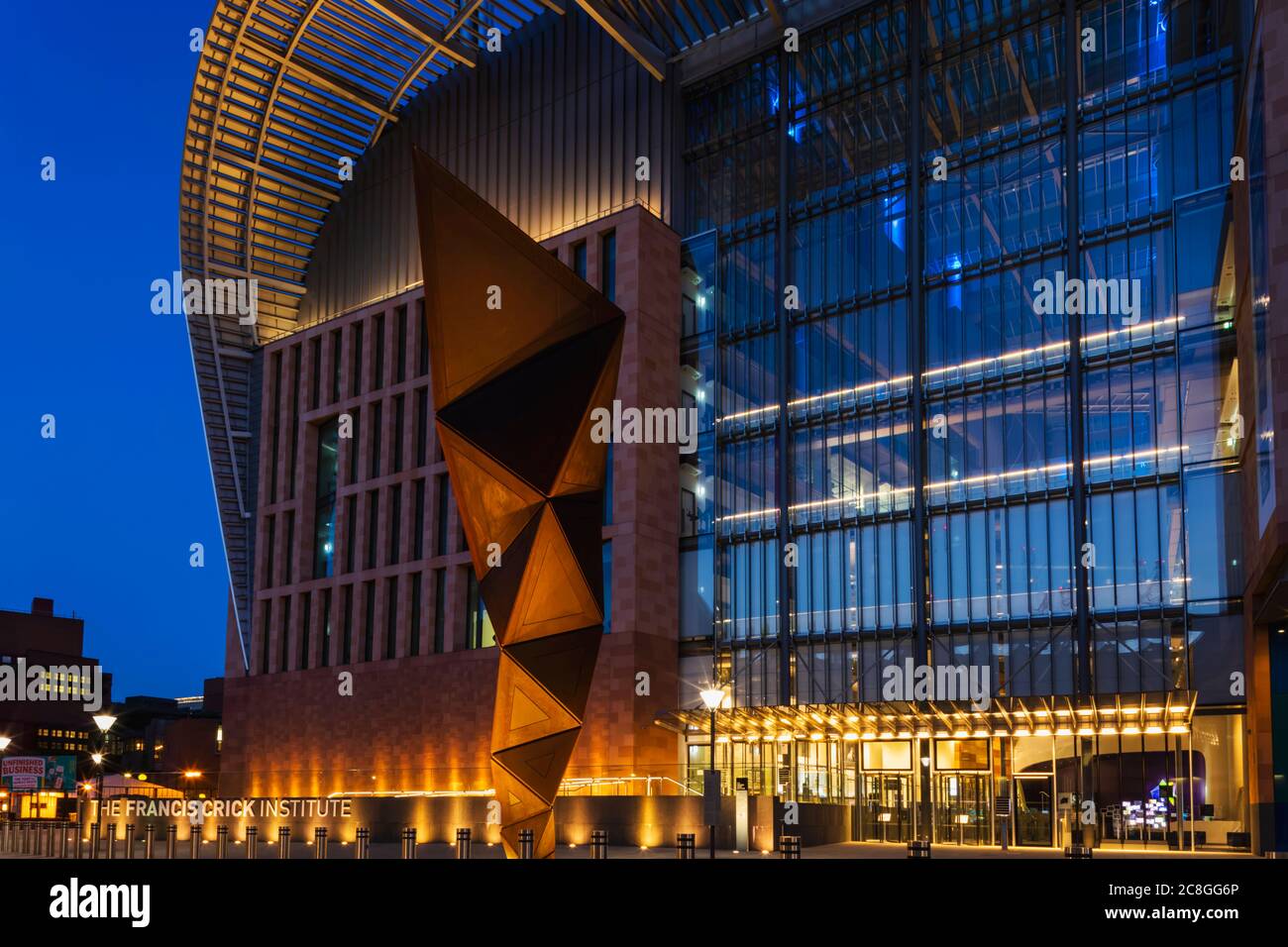 England, London, Kings Cross, das Francis Crick Institute of Bio-Medical Research Stockfoto