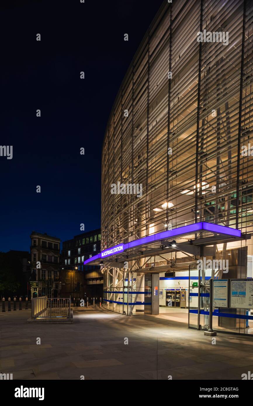 Großbritannien London Blackfriars Station Stockfoto