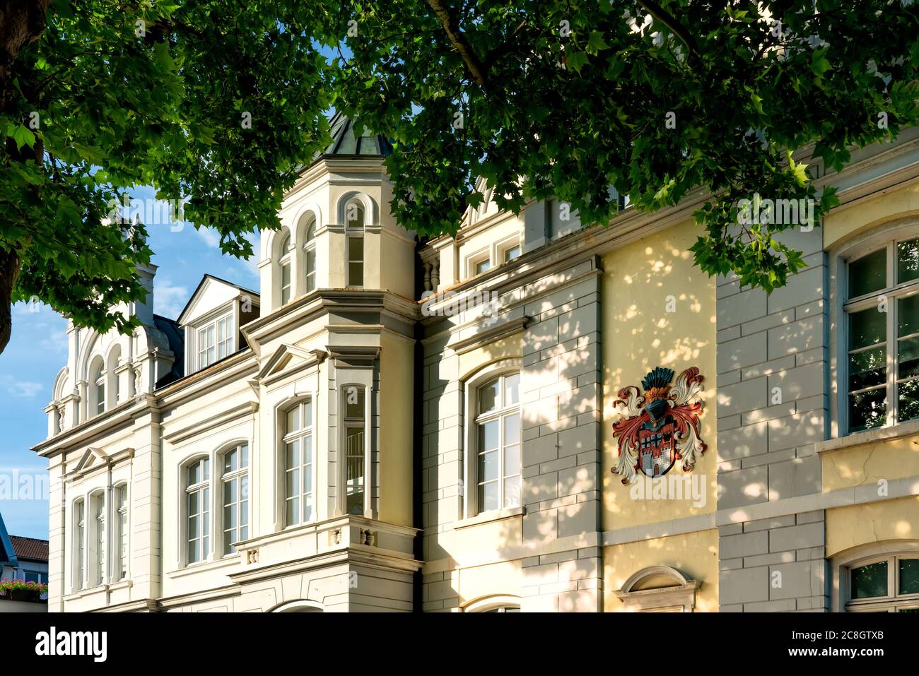 Das Rathaus in der Innenstadt von Königswinter, Deutschland Stockfoto