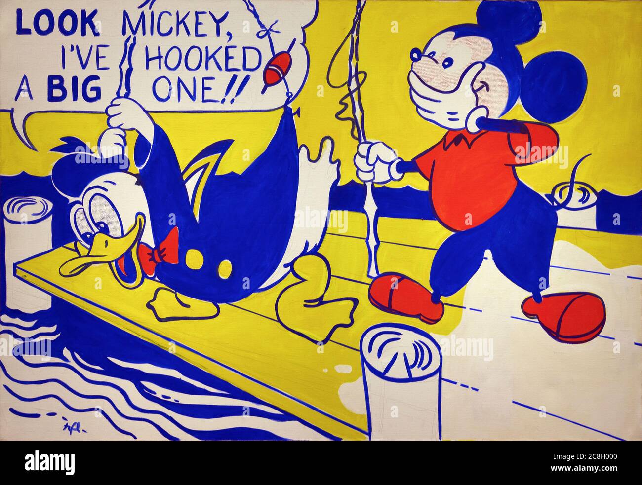Suchen Mickey, Roy Lichtenstein, 1961, Nationalgalerie, Washington DC, USA, Nordamerika Stockfoto