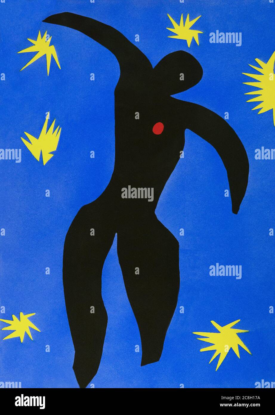 Icarus von Jazz, Henri Matisse, 1947, Nationalgalerie, Washington DC, USA, Nordamerika Stockfoto