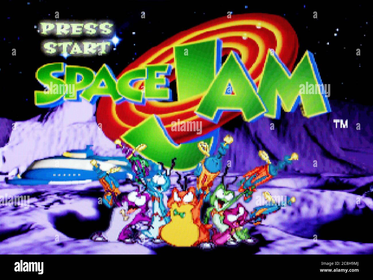 Space Jam - Sega Saturn Videogame - nur für redaktionelle Verwendung Stockfoto