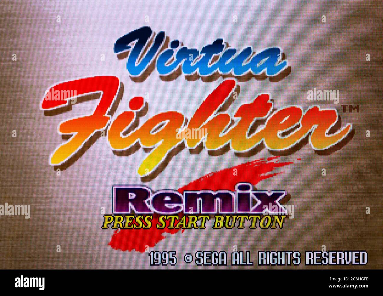 Virtua Fighter Remix - Sega Saturn Videogame - nur für redaktionelle Verwendung Stockfoto