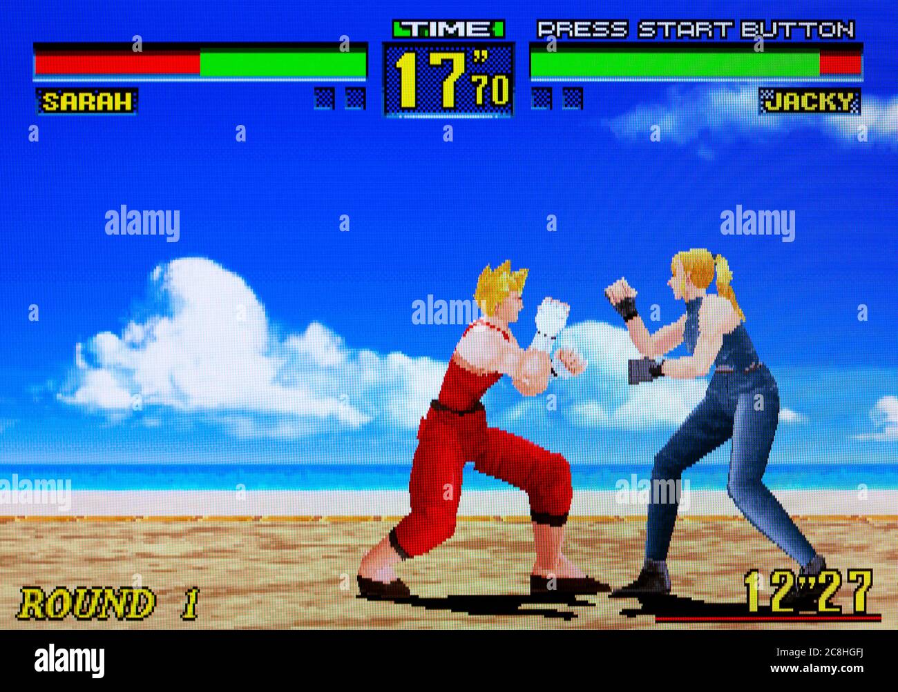 Virtua Fighter Remix - Sega Saturn Videogame - nur für redaktionelle Verwendung Stockfoto