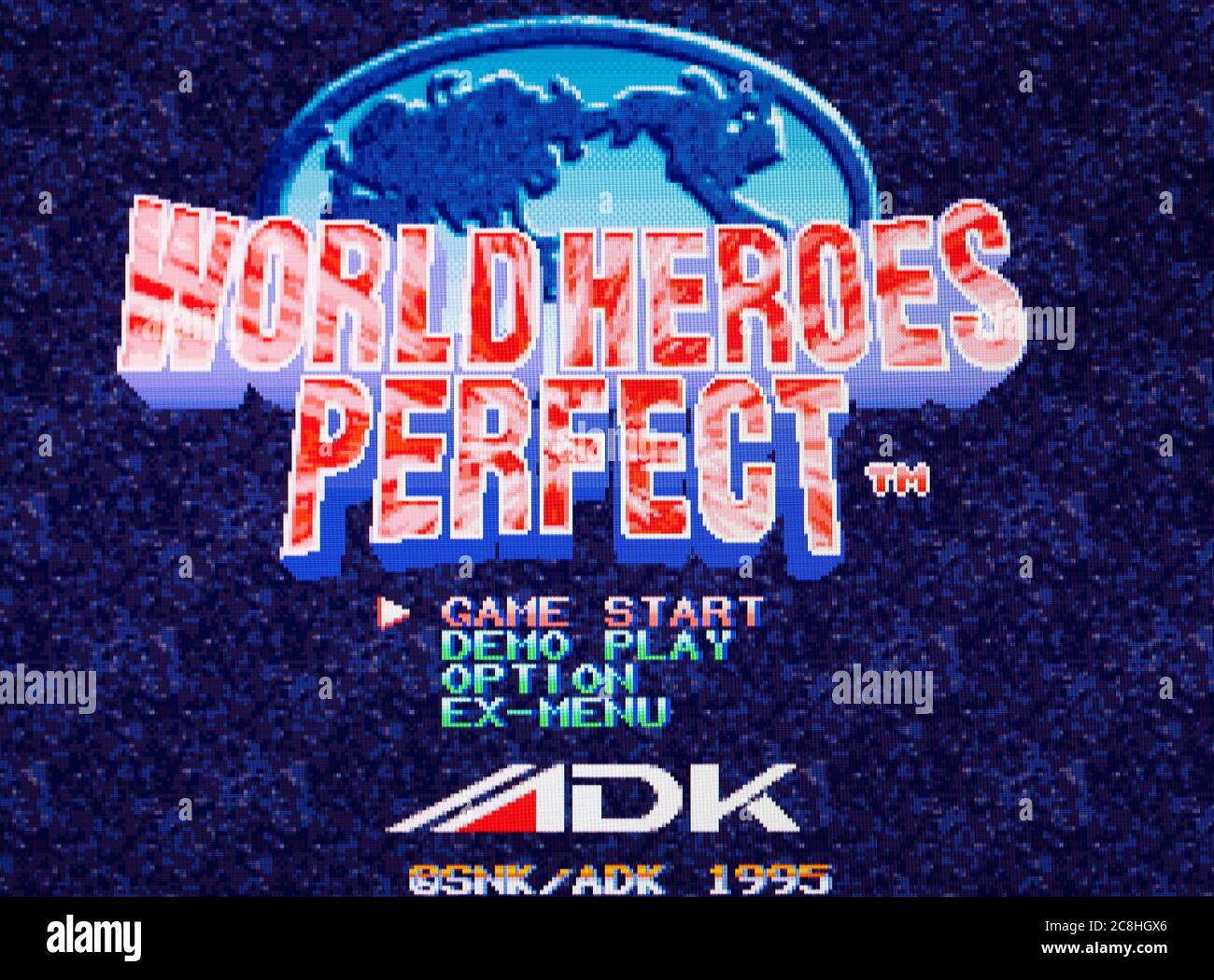 World Heroes Perfect - Sega Saturn Videogame - nur zur redaktionellen Verwendung Stockfoto