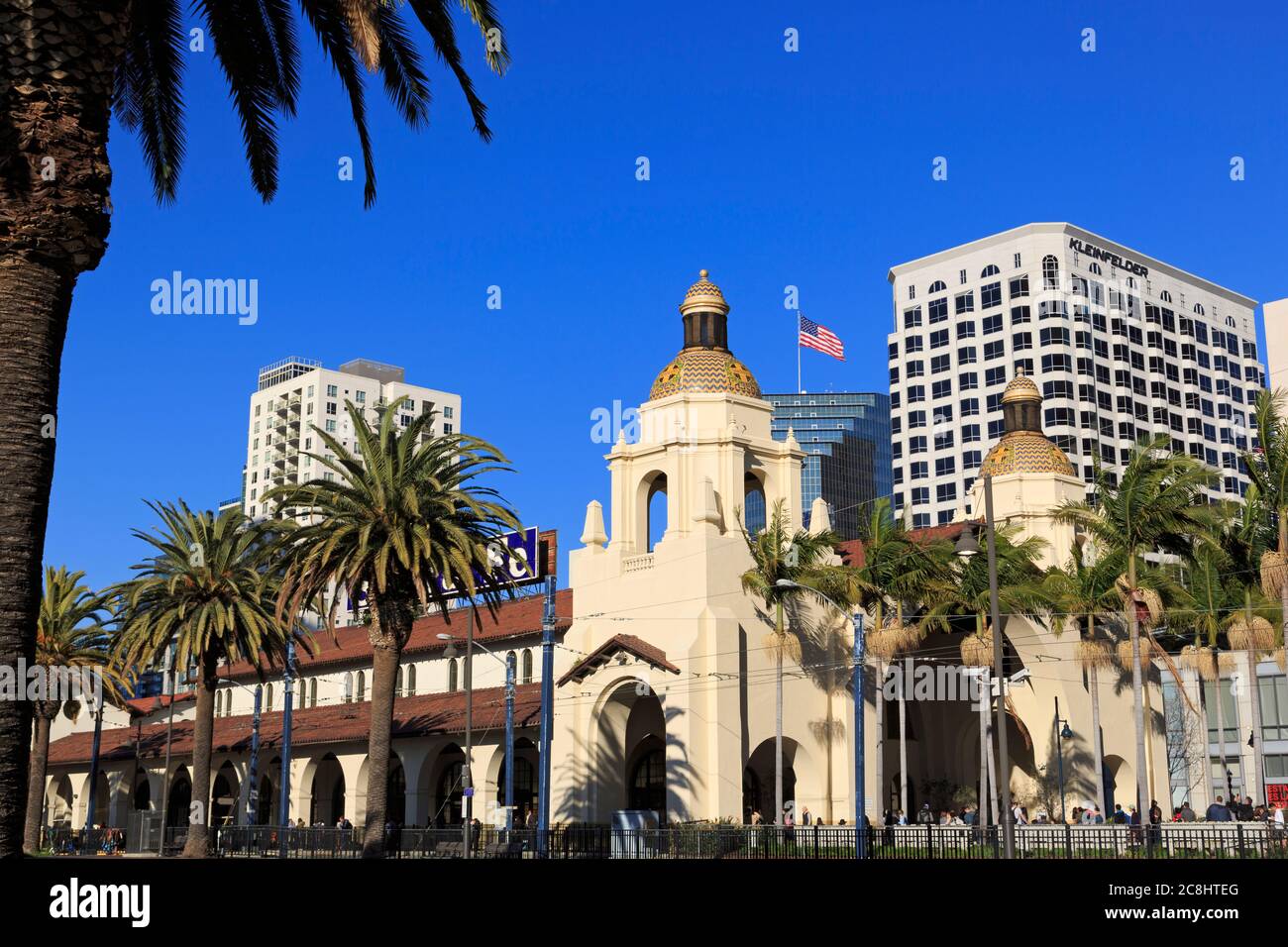 Santa Fe Depot, San Diego, Kalifornien, USA Stockfoto