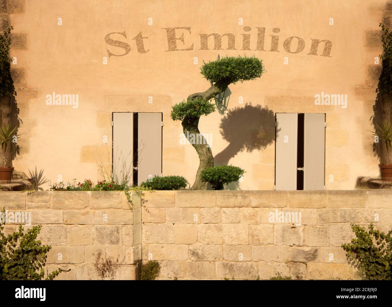 Saint Emilion Haus Frankreich Stockfoto