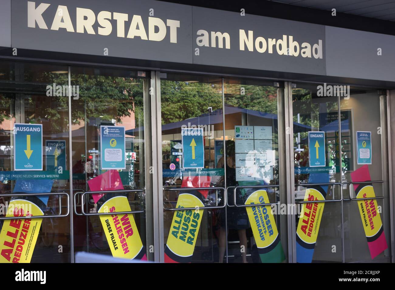 Karstadt München wird geschlossen. Stockfoto