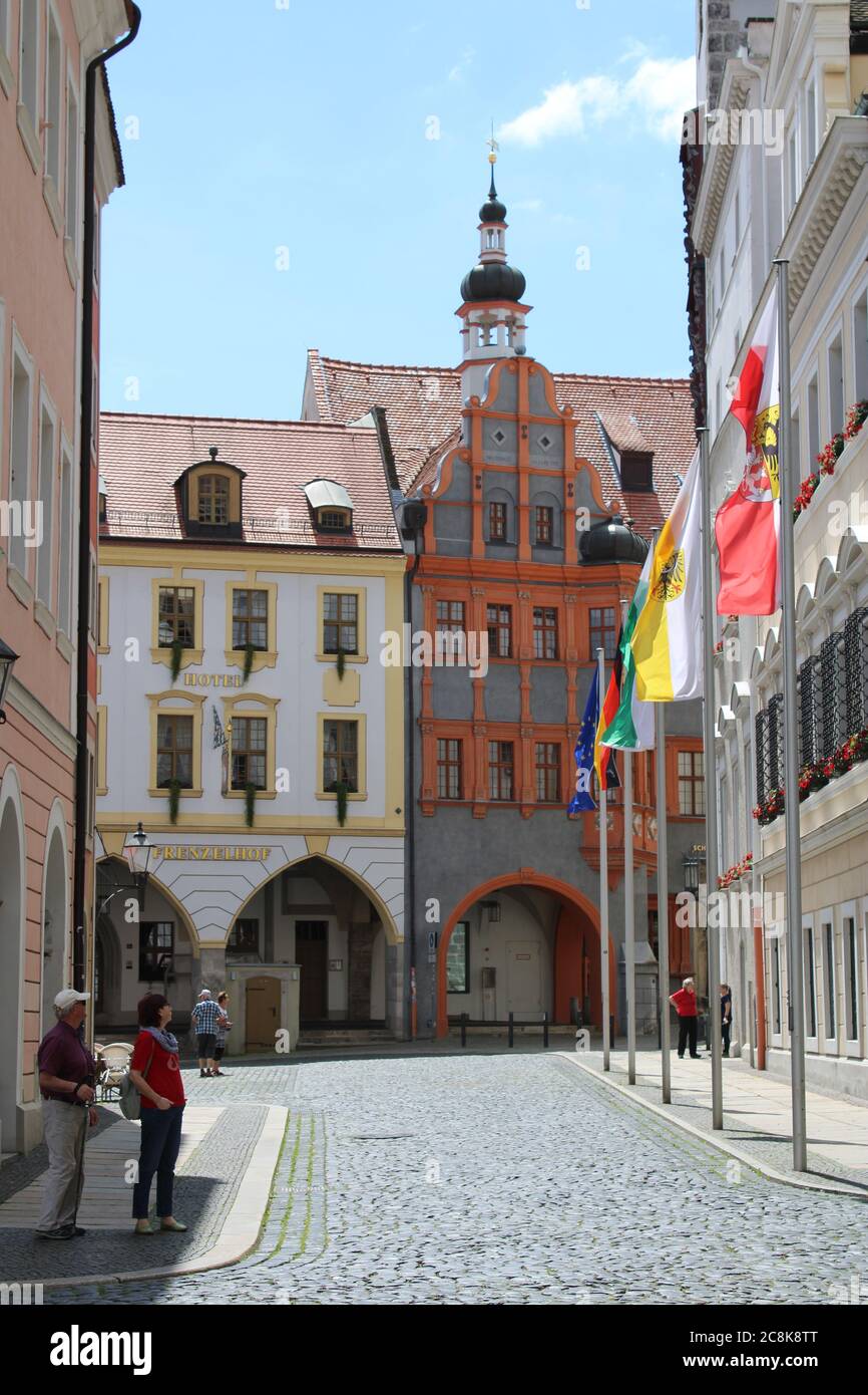 Görlitz/Zgorzelec, Grenzstadt zwischen Deutschland und Polen Stockfoto