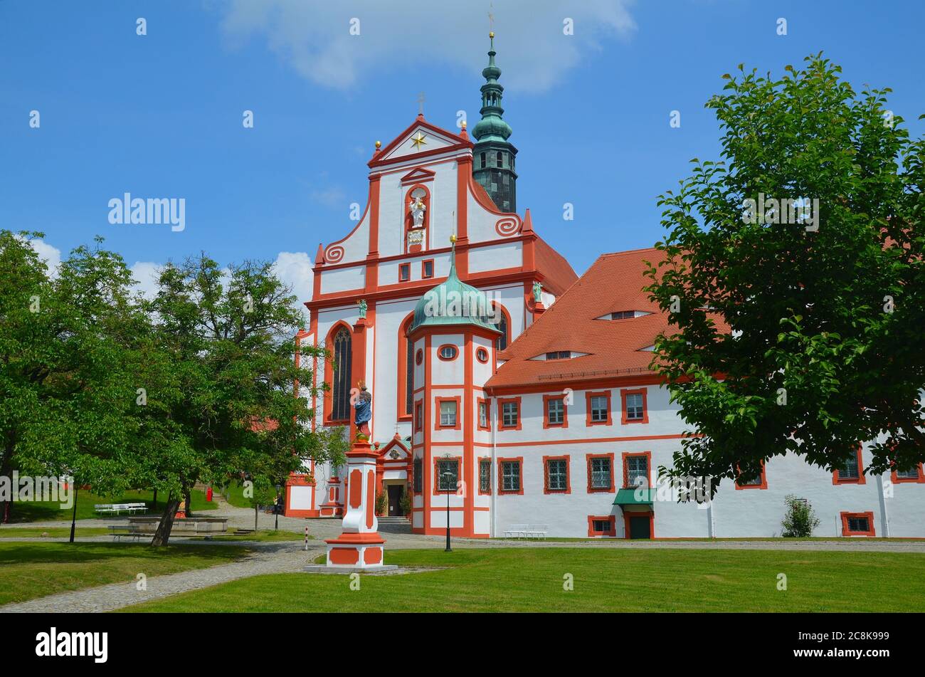 Panschwitz-Kuckau, Pancicy-Kukow, in der Oberlausitz, Sachsen, Deutschland Stockfoto