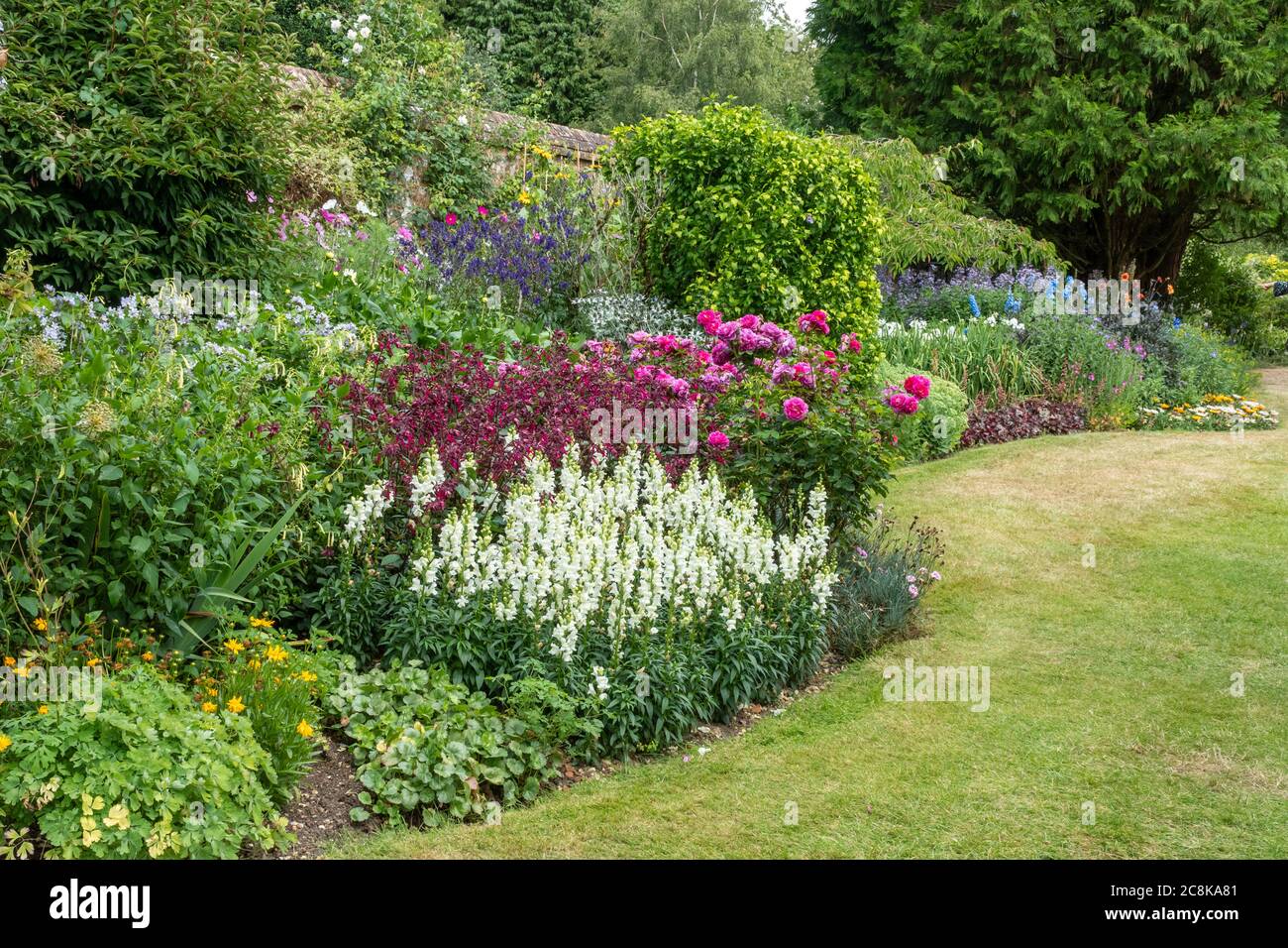Der geheime Garten in Highclere Castle, Hampshire, England, Großbritannien Stockfoto