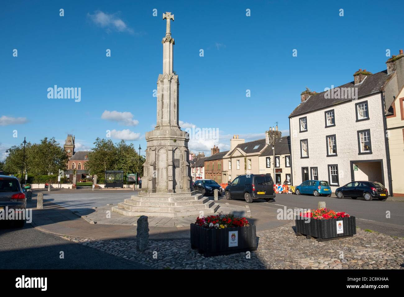 Wigtown Stadtzentrum, Wigtown, Dumfries & Galloway, Schottland. Stockfoto