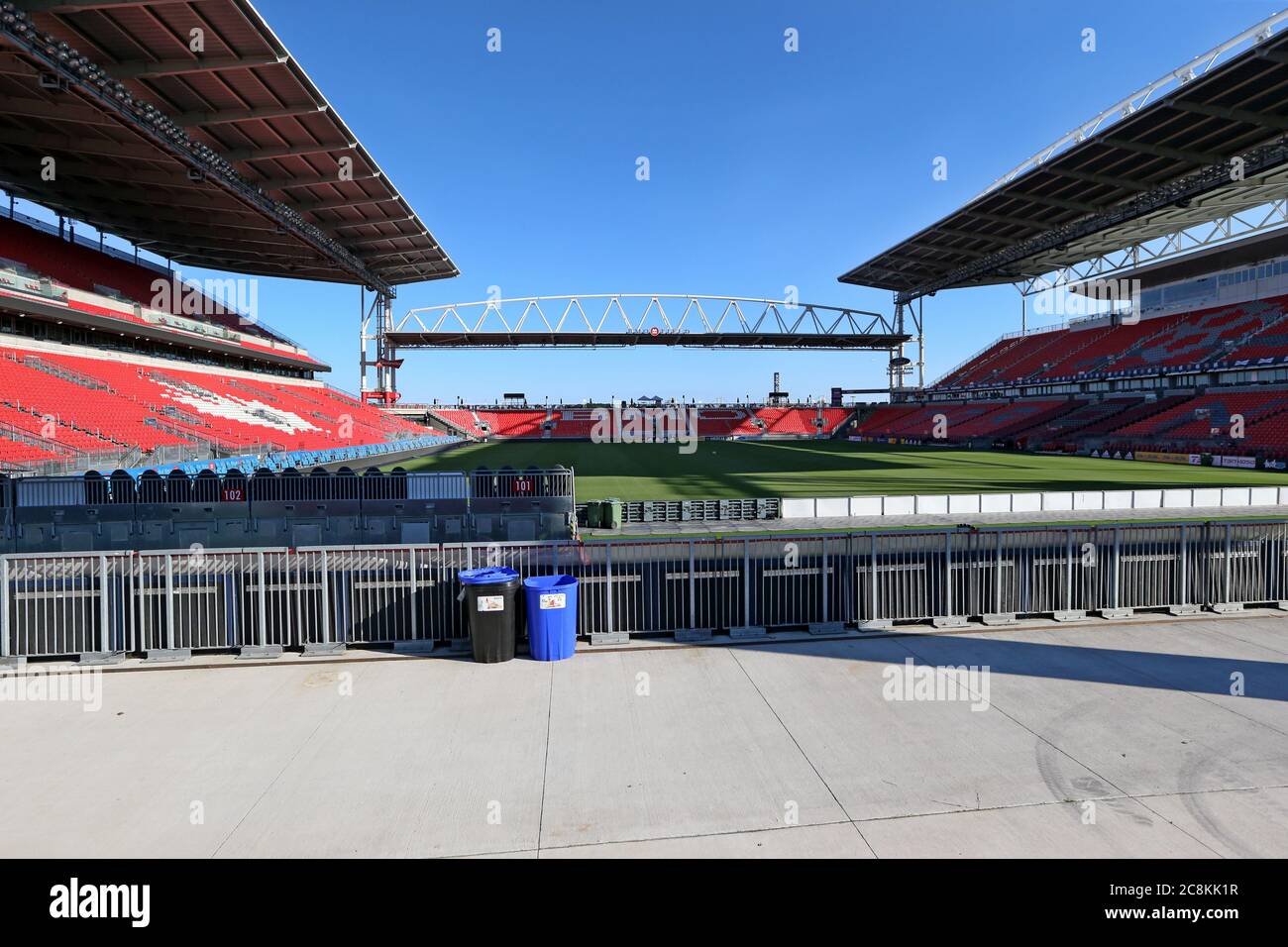Juli 24 2020 - Toronto Ontario Kanada, BMO Feld sitzt leer während Coronavirus. Luke Durda/Alamy Stockfoto