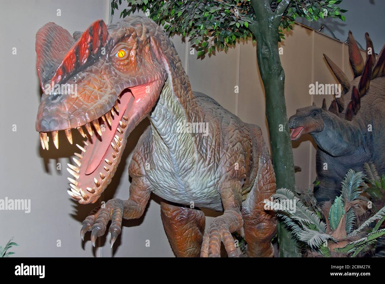 Dinosaurier-Ausstellung Stockfoto