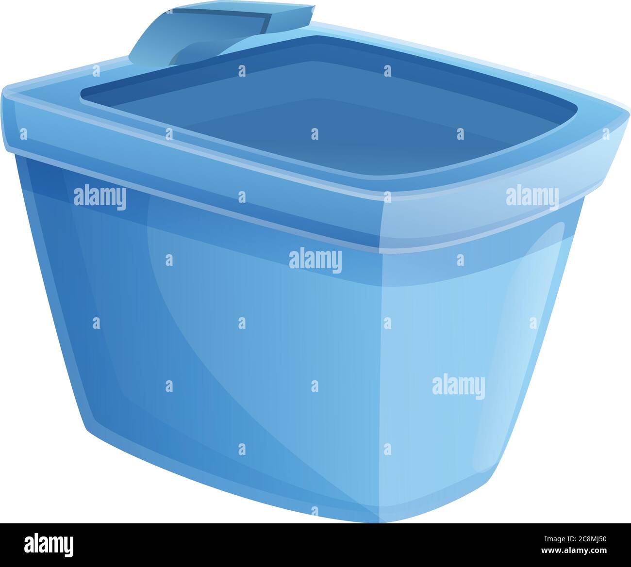 Symbol für das Bidet der Dusche. Cartoon Dusche Bidet Vektor-Symbol für Web-Design isoliert auf weißem Hintergrund Stock Vektor