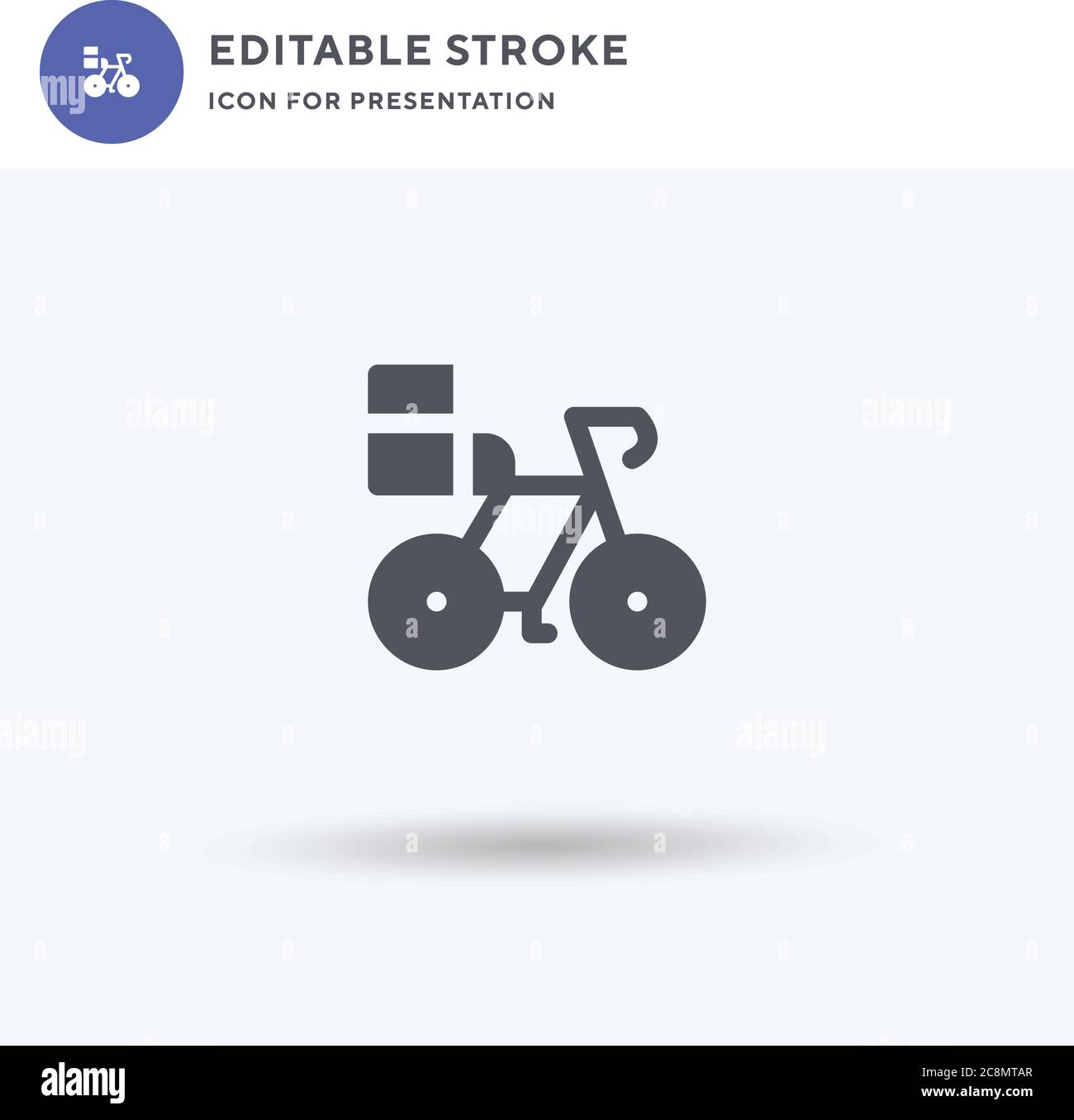 Zustellung Fahrrad Stock-Vektorgrafiken kaufen - Alamy