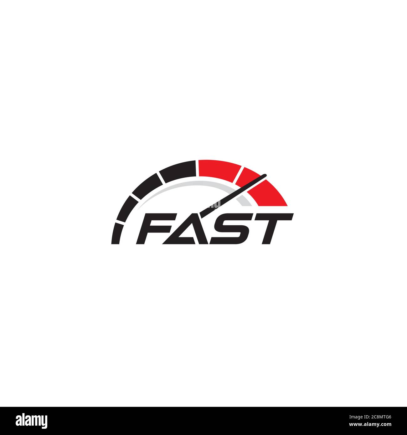 Ein einfaches Fast Logo / Icon Design Stock Vektor