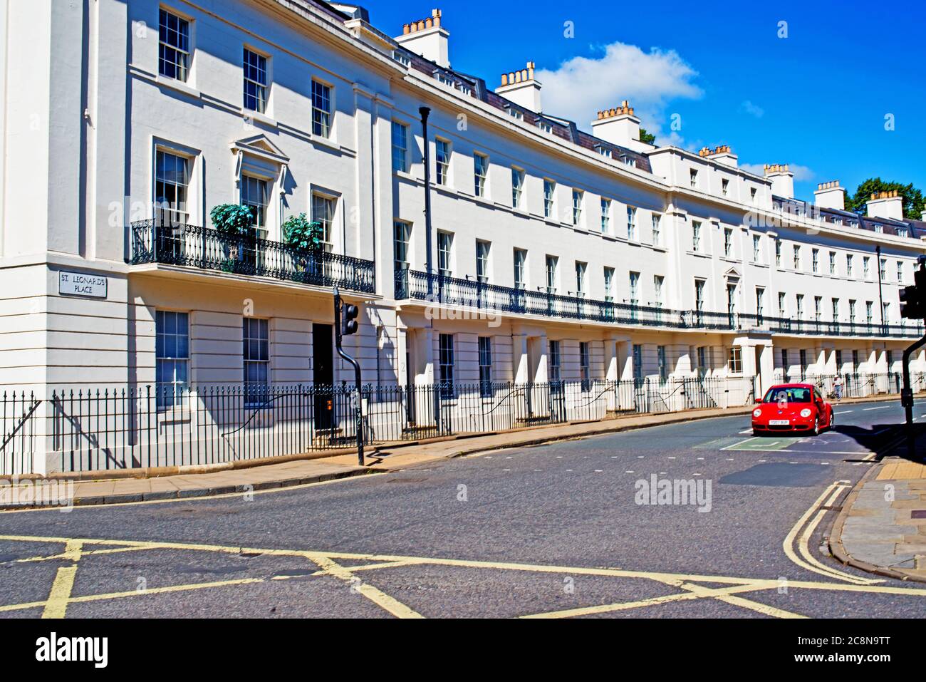 St Leonards Place, York, England Stockfoto
