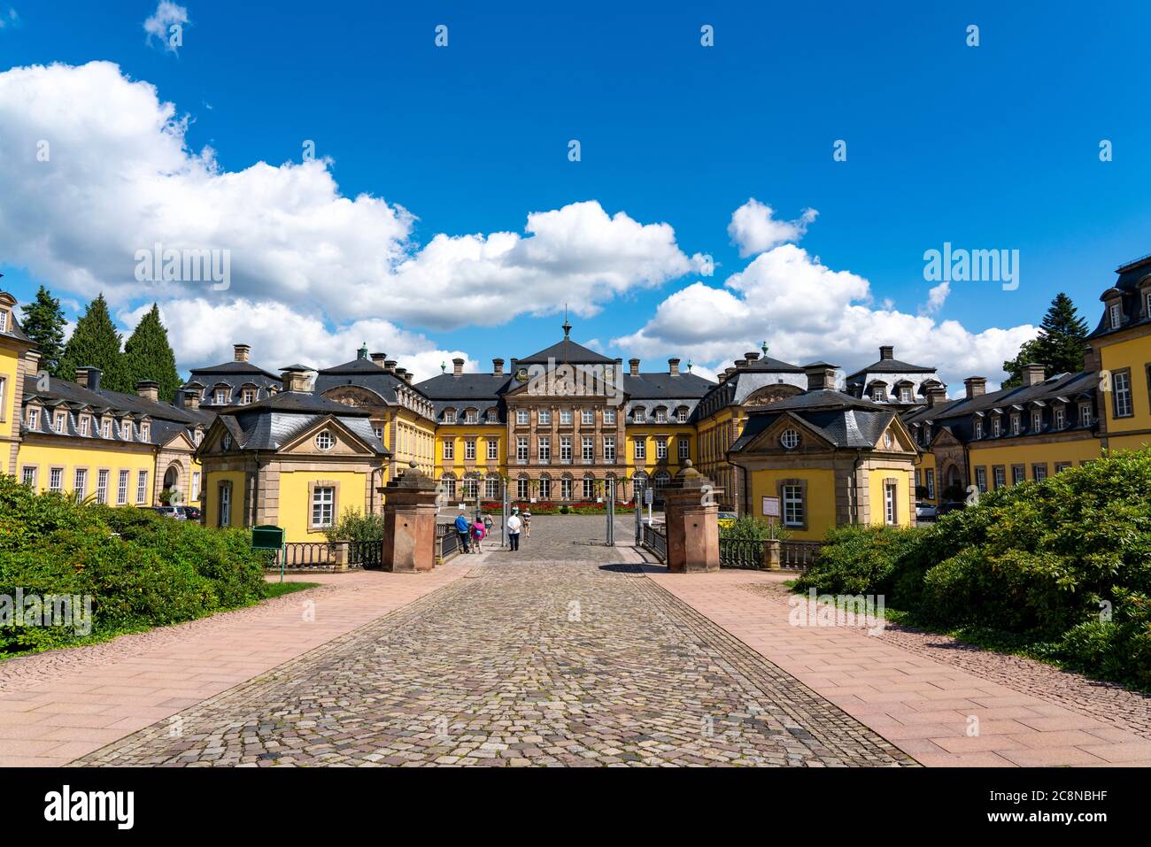 Das Wohnschloss in Bad Arolsen, Hessen, Deutschland, Stockfoto