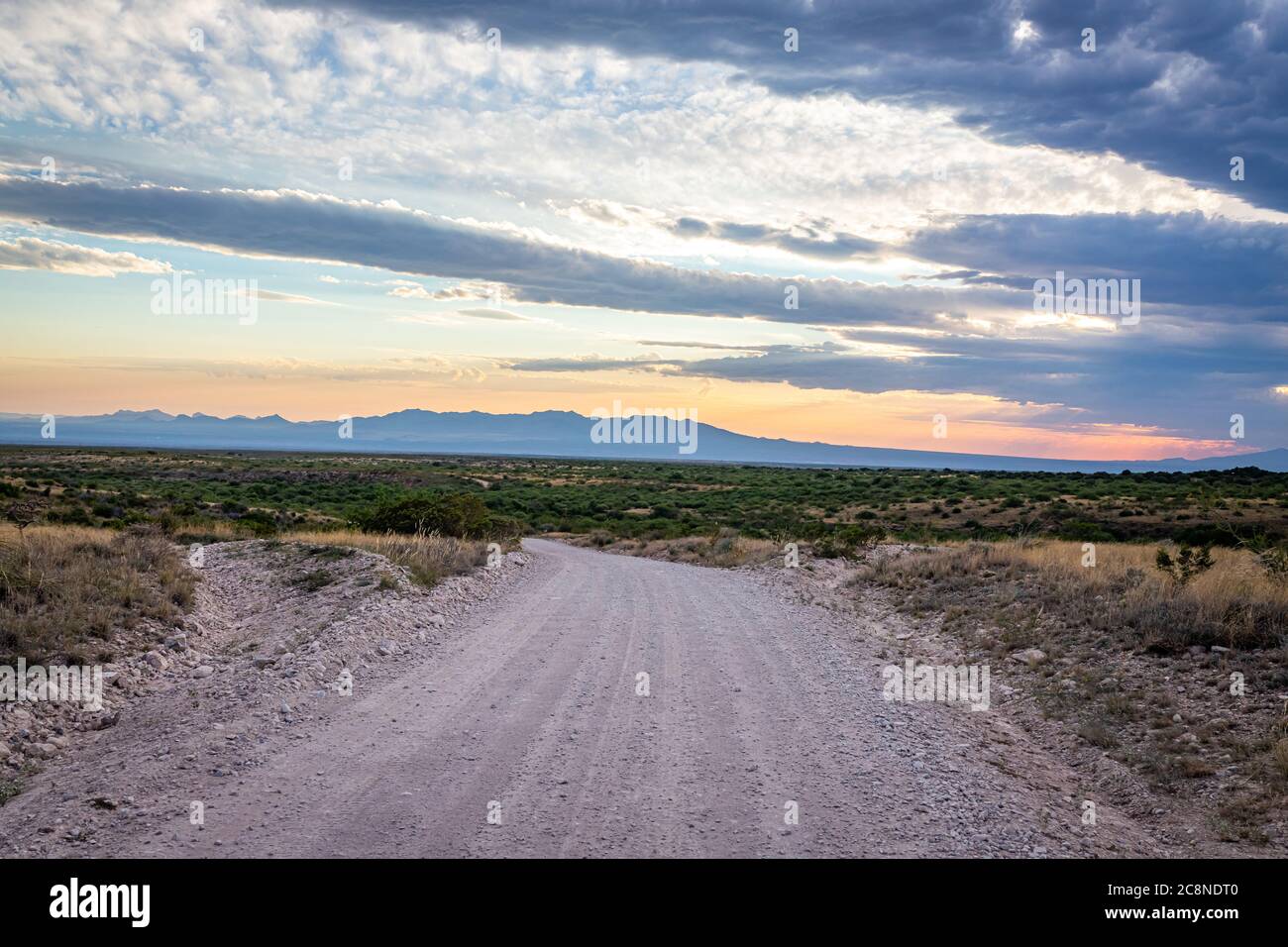 Die Dragoon Mountains sind ein Gebirgszug in Cochise County, Arizona in der Nähe der historischen Stadt Tombstone. Stockfoto