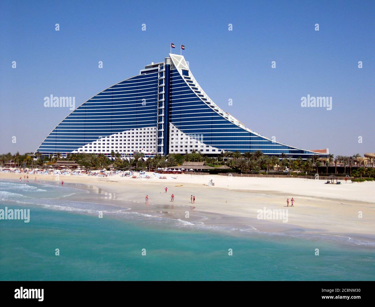 Jumeirah Beach Hotel Dubai Vereinigte Arabische Emirate Stockfoto