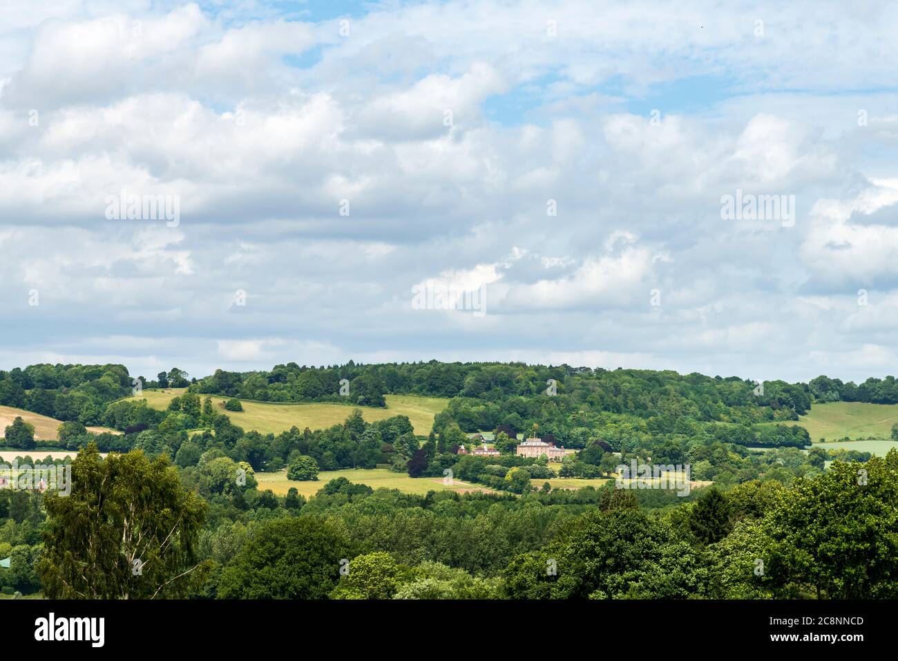 Englische Landschaftsansicht von Sevenoaks, Kent, UK Stockfoto