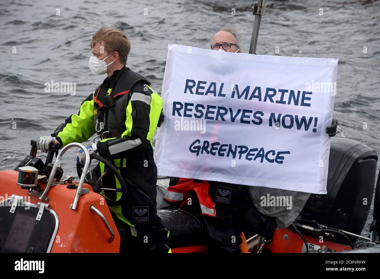 Greenpeace Aktion Stockfotos Und Bilder Kaufen Alamy