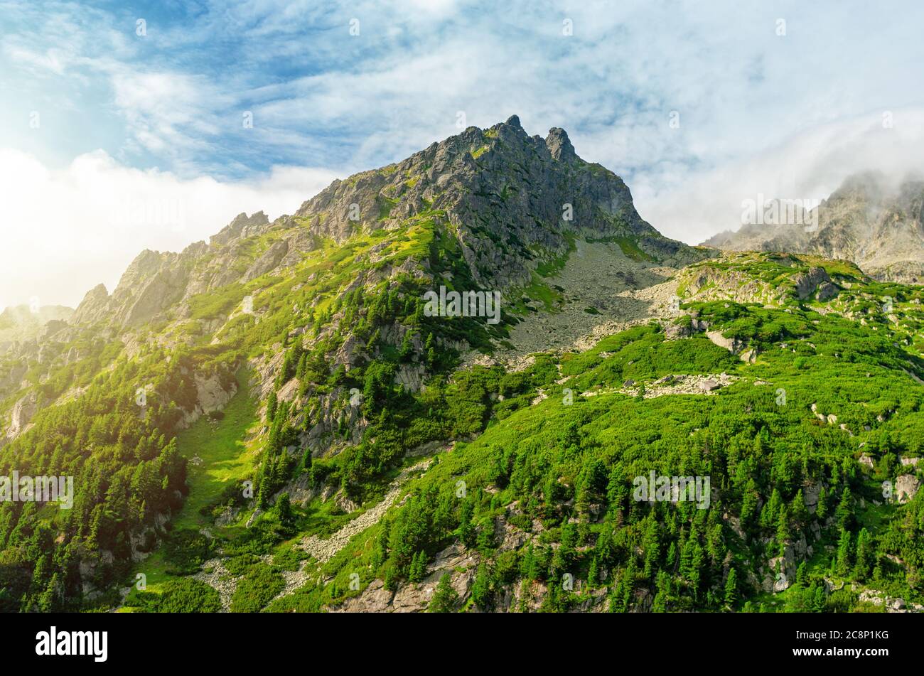 Mountain High Tatras National Park Stockfoto