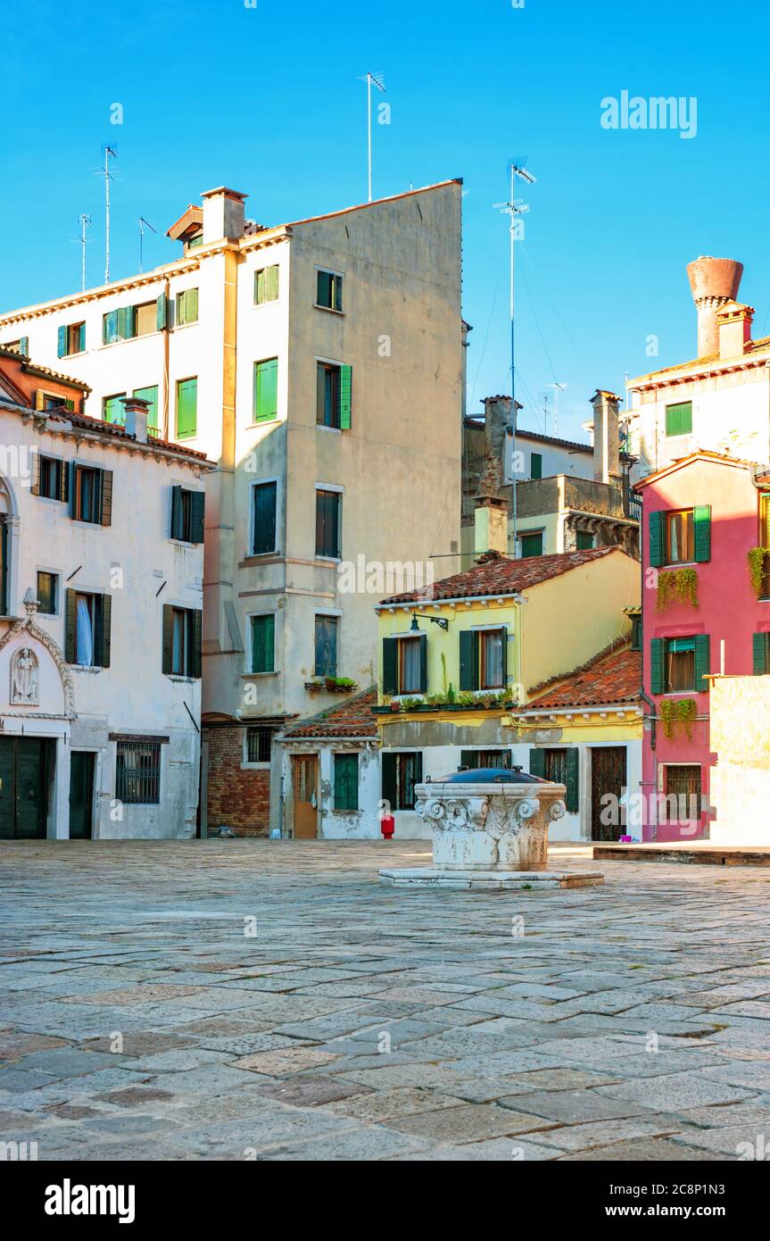 Alte Häuser in Venedig, Italien Stockfoto