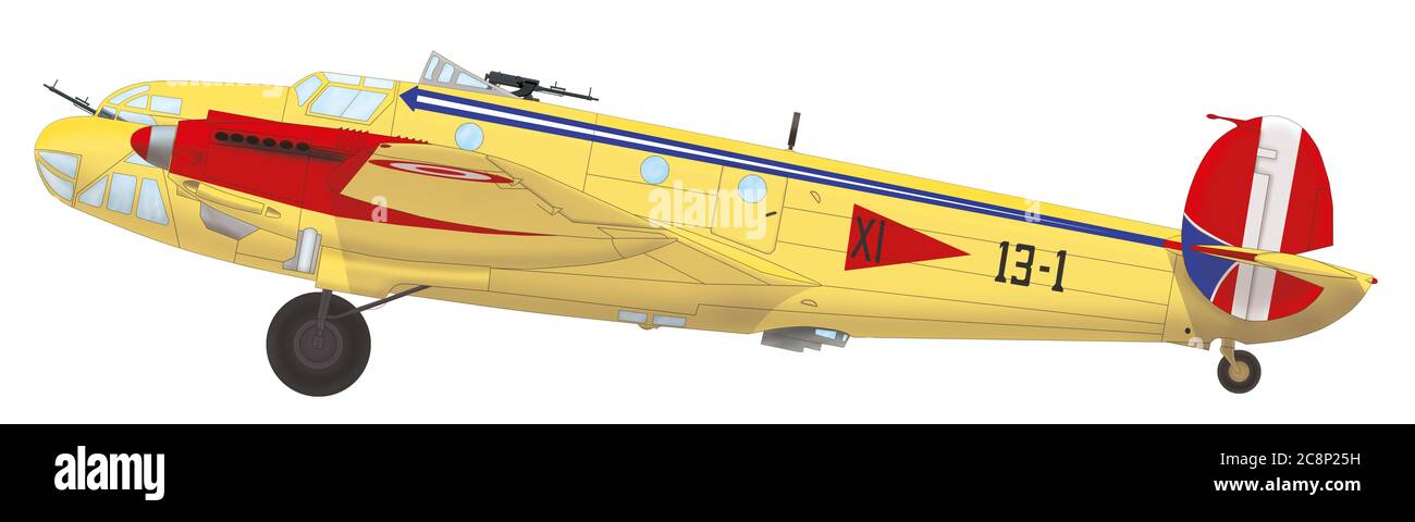 Caproni ca. 135 Tipo Perú des 13. Fluges des peruanischen Luftfahrtkorps (Cuerpo Aeronáutico del Perú), 1941 Stockfoto