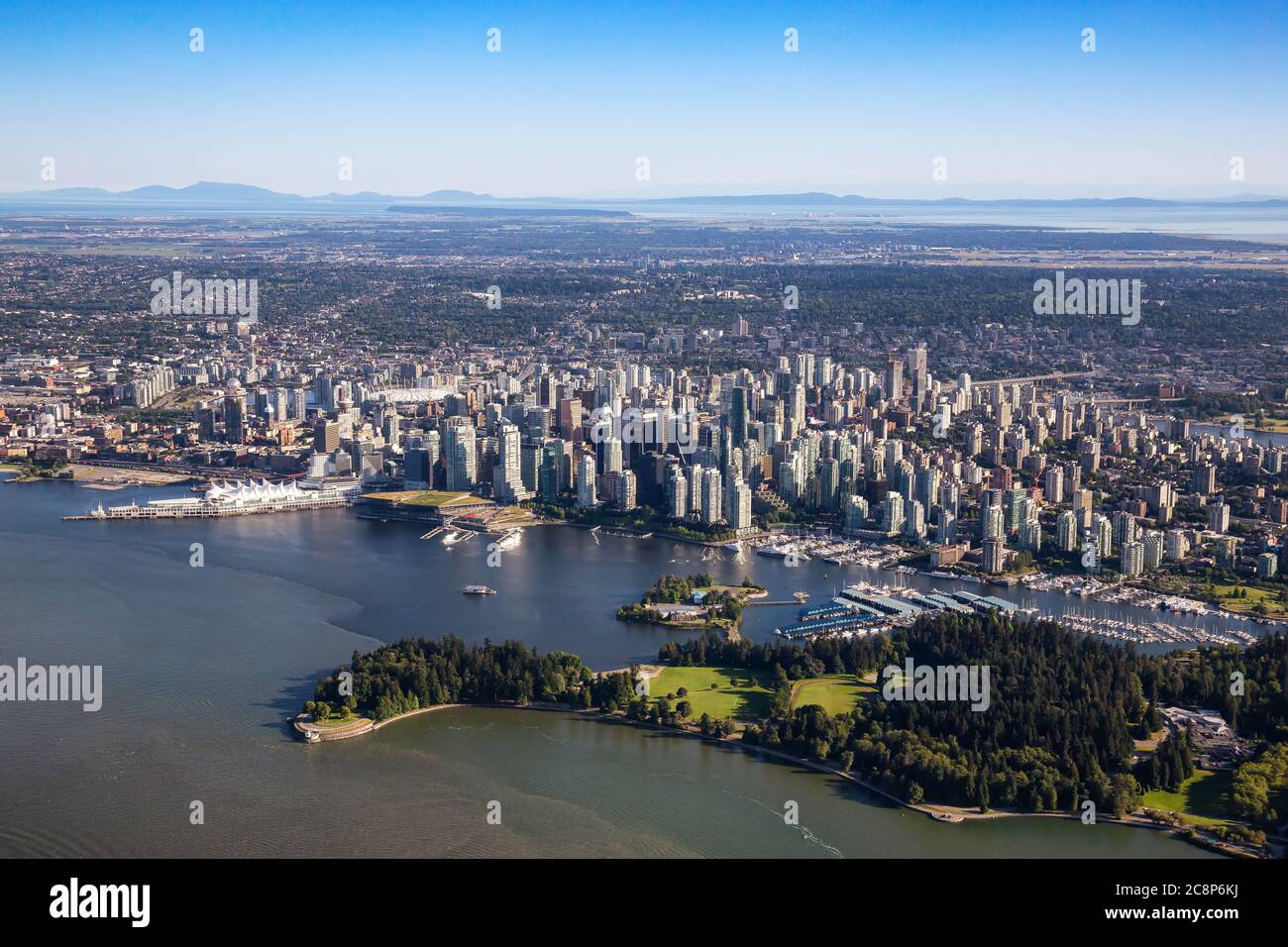 Downtown Vancouver, British Columbia, Kanada Stockfoto