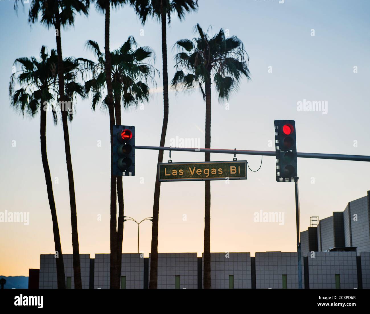 Las Vegas Boulevard, Las Vegas, Nevada Stockfoto