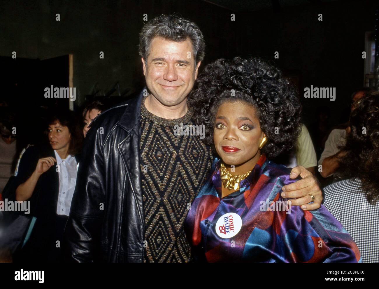 Oprah Winfrey bei Comic Relief Veranstaltung in Los Angeles, CA 1987 Stockfoto