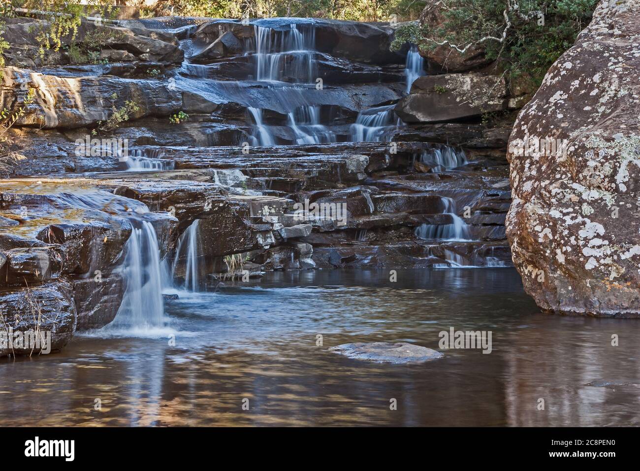 Die Kaskaden im Royal Natal National Park 11113 Stockfoto