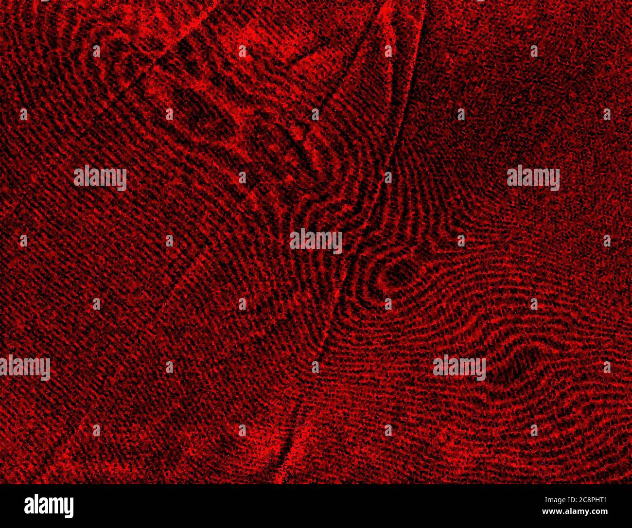 Roter Moiré, bewässerte Seidenmuster für Hintergrund, Tapete, Platz für Text, Kopie Stockfoto