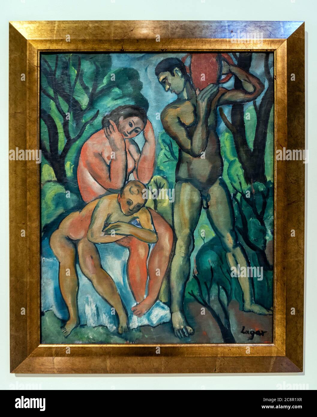 Celso Lagar (Ciudad Rodrigo 1891 - Sevilla 1966), Pastoral (1916), Öl auf Leinwand. Stockfoto