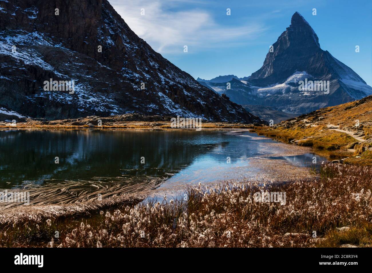 Matterhorn Mountain Silhouette Stockfotos und -bilder Kaufen - Alamy