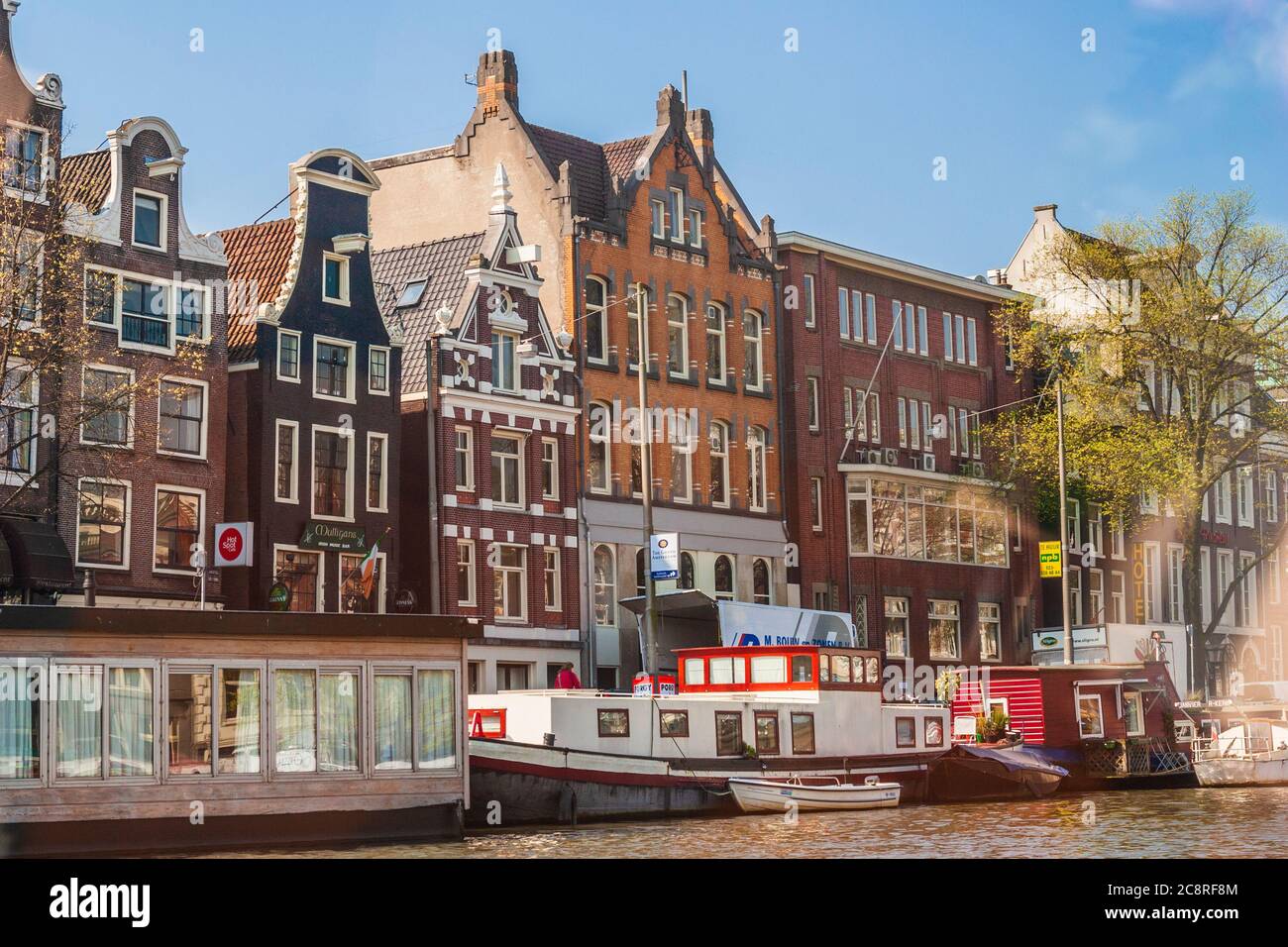 Amsterdam Canal Ring in der Stadt Amsterdam in den Niederlanden. Stockfoto