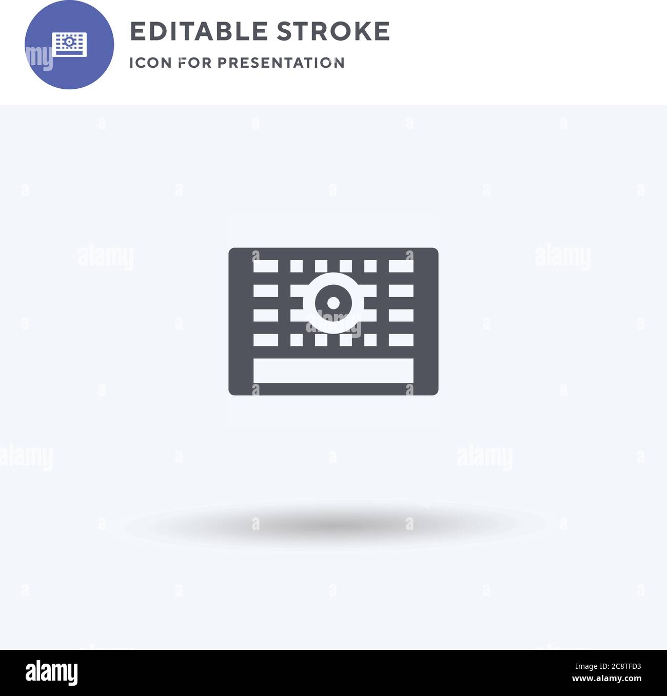 Netzsymbole, gefülltes flaches Zeichen, solides Piktogramm isoliert auf Weiß, Logo-Illustration. Netzsymbol für die Präsentation. Stock Vektor