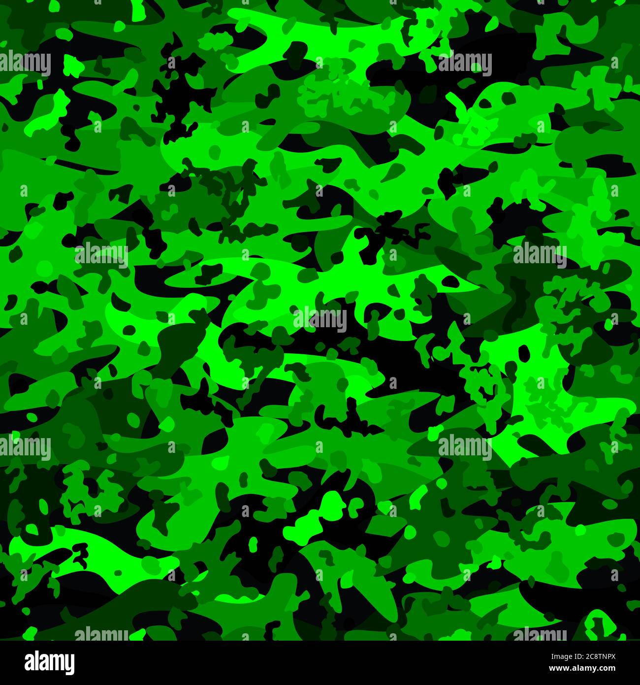 Camouflage nahtlose Muster Hintergrund. Dekorative Kleidung mit Camo-Druck Stock Vektor